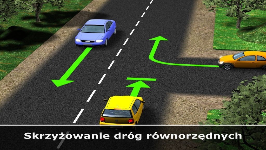 Skrzyżowanie dróg równorzędnych