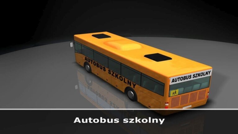 Szczególna ostrożność- autobus szkolny
