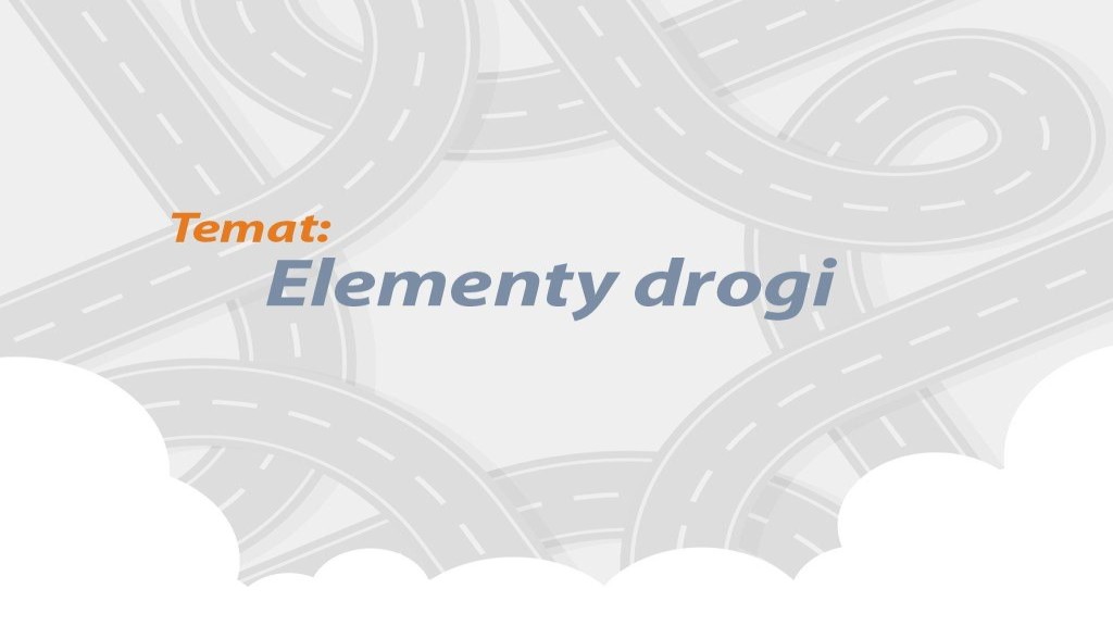 Elementy drogi