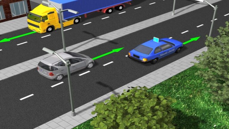 Szczególna ostrożność- pojazd nauki jazdy