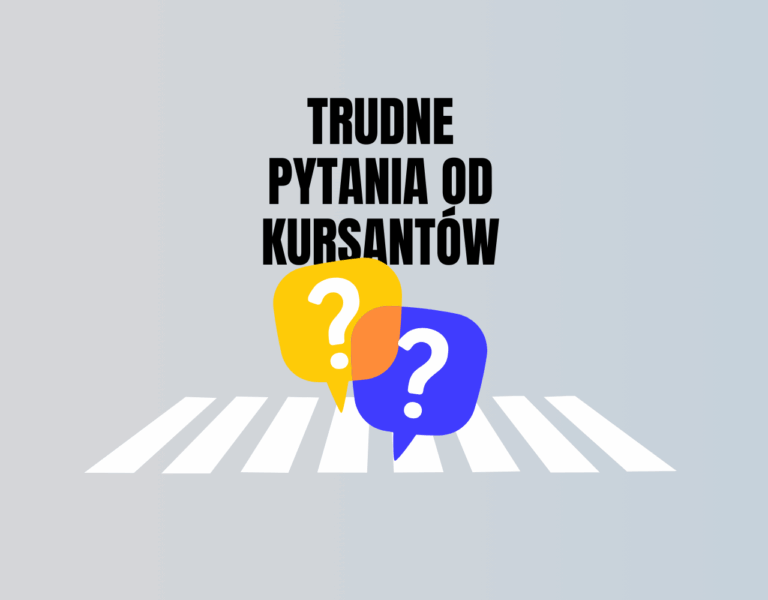 KIEDY ZMIANA PRĘDKOŚCI?