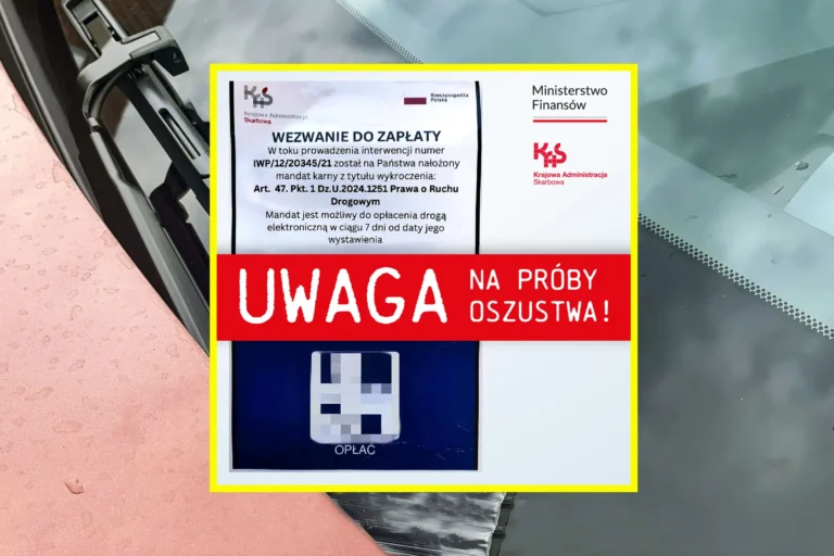 Mandat z kodem QR za wycieraczką?