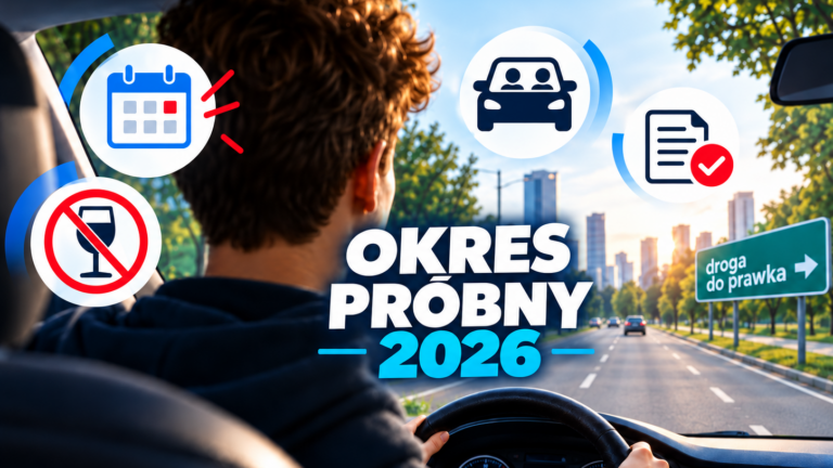 Nowy okres próbny dla kierowców od września 2026. Zmiany, zasady i fakty