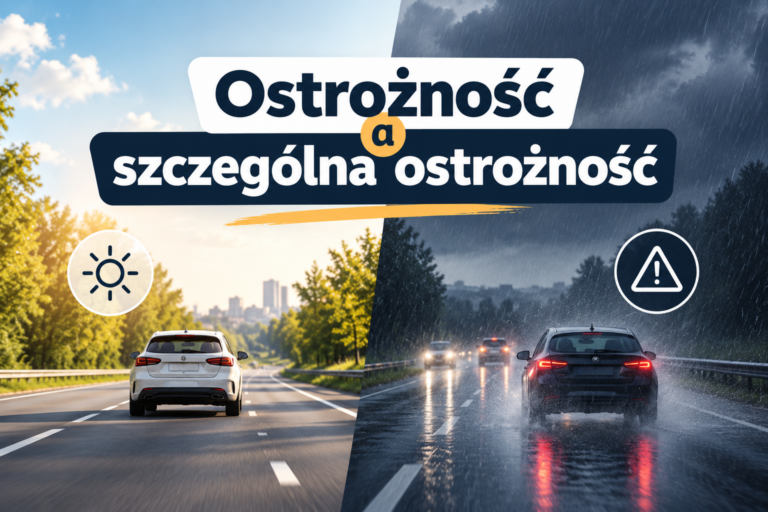 Ostrożność a szczególna ostrożność – różnice, definicje i błędy na egzaminie