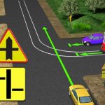 Tabliczka - układ dróg podporządkowanych na skrzyżowaniu
